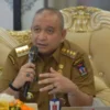 Pj Wali Kota Padang, Andree Algamar memaparkan inovasi bidang lingkungan hidup untuk menjawab kebutuhan masyarakat. foto/ANTARA