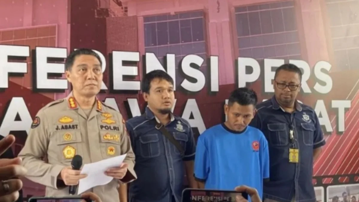 Kepolisian Daerah (Polda) Jawa Barat melakukan rilis kasus pembunuhan Vina Cirebon di Mapolda Jabar, Kota Bandung, Jawa Barat, Minggu (26/5/2024). Foto/ANTARA