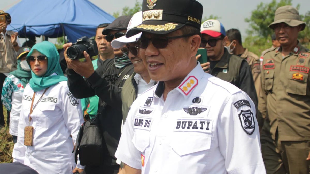 Bupati Bandung, Dadang Supriatna saat ditemui Jabar Ekspres. (Pandu Muslim/Jabar Ekspres)