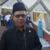 Bupati Bandung Dadang Supriatna usai melaksanakan Shalat Ied Idul Adha di Masjid Alfathu Soreang, Senin (17/6/2024). Foto Agi