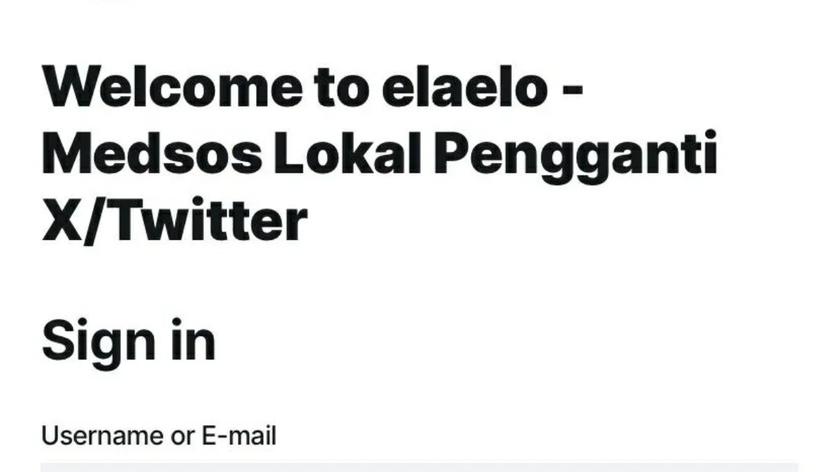 Elaelo, Media Sosial Versi Lokal Pengganti X Masih Trending