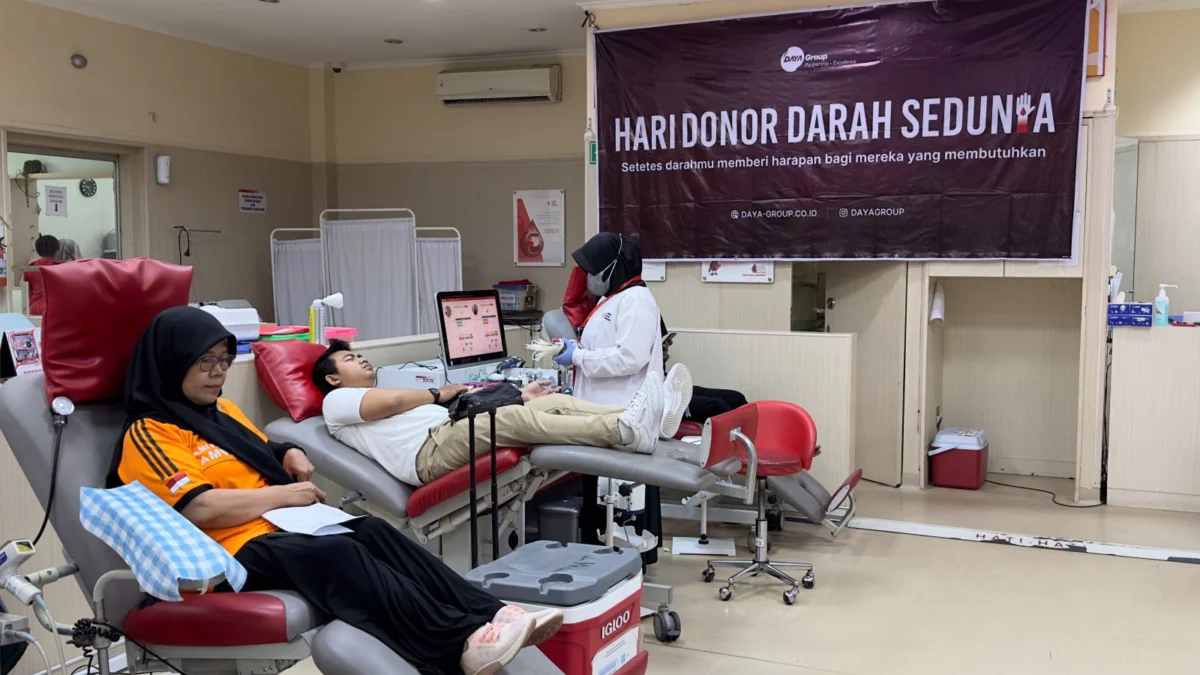 Rayakan Hari Donor Darah Sedunia, Daya Group Bekerja Sama dengan PMI Kota Bandung