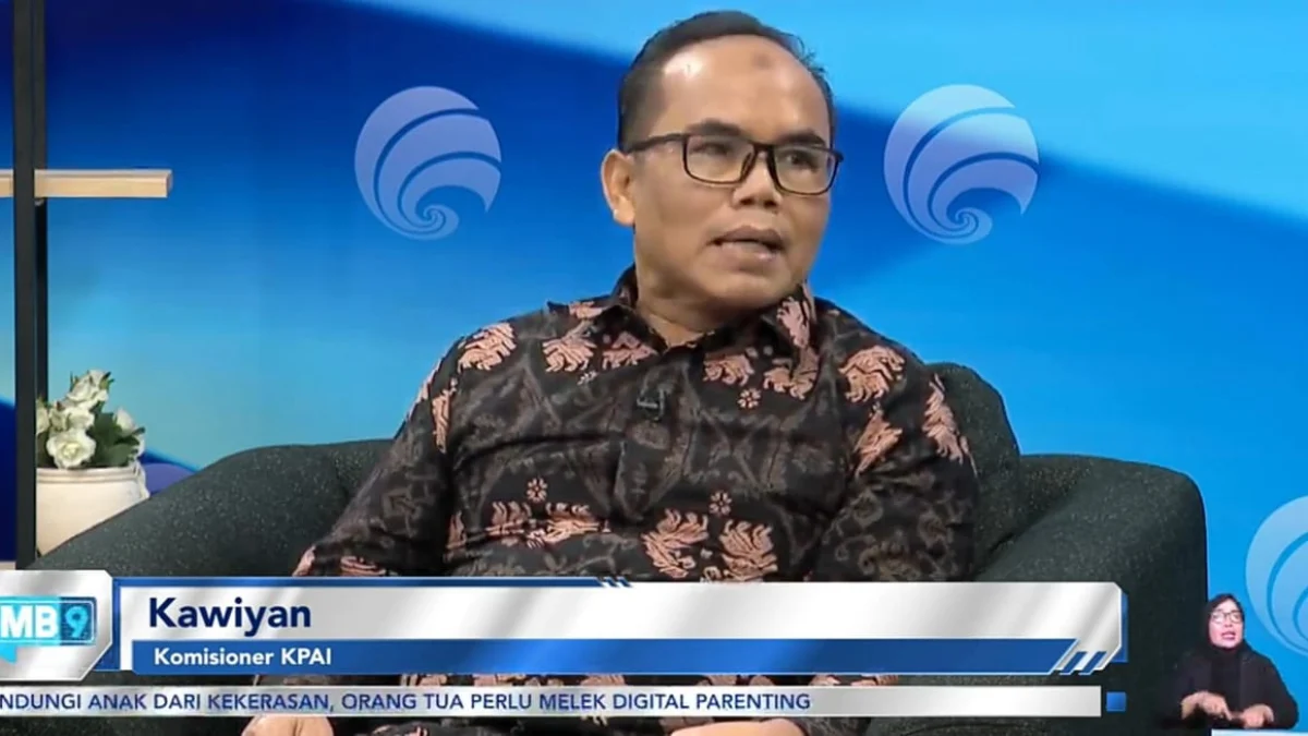 omisioner KPAI, Kawiyan soroti kasus kekerasan terhadap anak di Forum Merdeka Barat 9, Rabu, (19/6). (Tangkapan Layar)