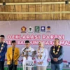 Deklarasi partai koalisi Bandung Barat Maju. Rabu (19/6). Foto Jabar Ekspres/wit