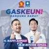 Medsos dihebohkan dengan poster Raffi Ahmad dan Jeje Govinda maju di Pilkada KBB. Dok instagram (@amanatnasional)