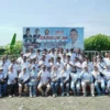Bacawalkot Bogor, Jenal Mutaqin (Tengah) bersama tim pemenangan. (Yudha Prananda / Jabar Ekspres)