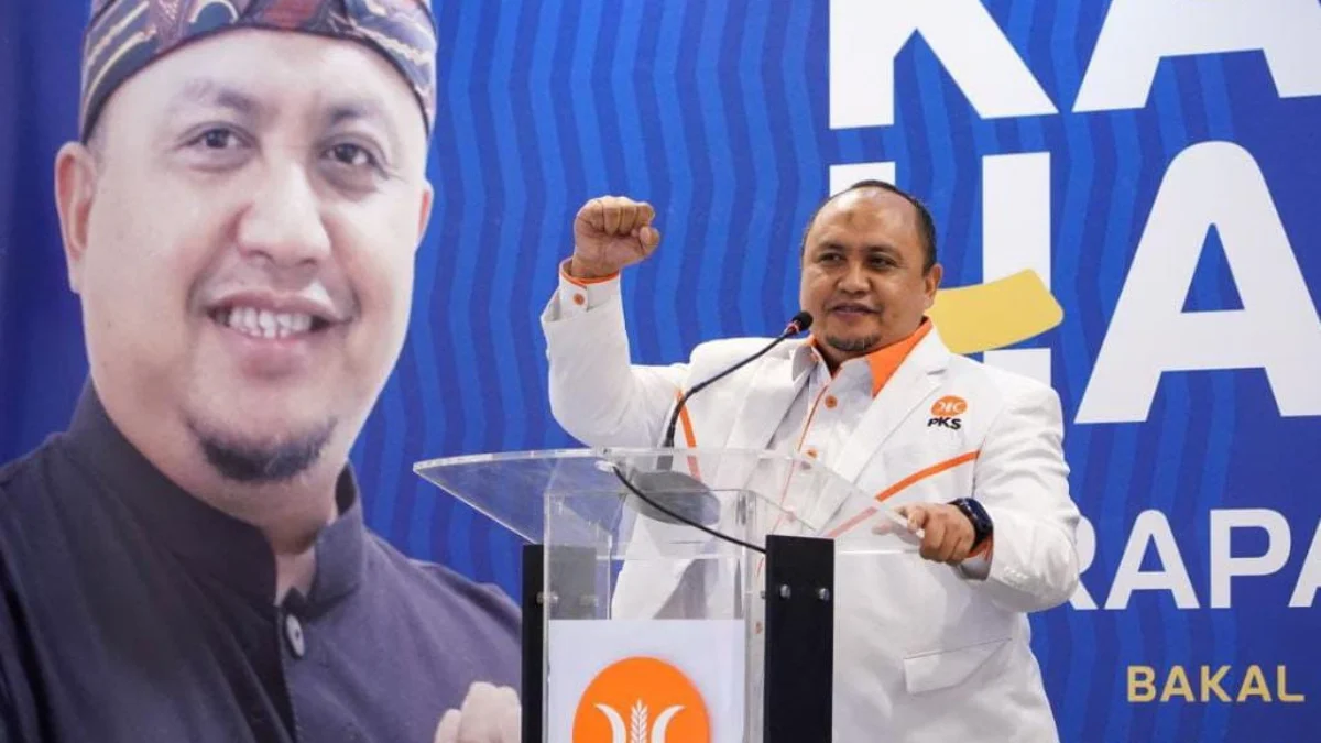 Kader PKS, Atang Trisnanto dapat tiket maju di Pilkada Kota Bogor 2024. (Yudha Prananda / Jabar Ekspres)