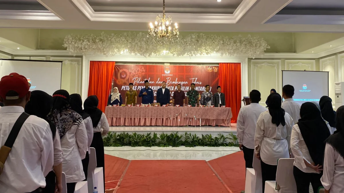 552 Pantarlih Citeureup Dilantik KPU Kabupaten Bogor Menjelang Pilkada Serentak 2024 Foto: Istimewa