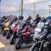 ADV Riders Bandung Gelar Satmori ke Pantai Sayang Heulang Garut