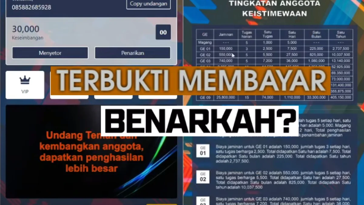 Benarkah Aplikasi GEC Penghasil Uang Terbukti Aman?