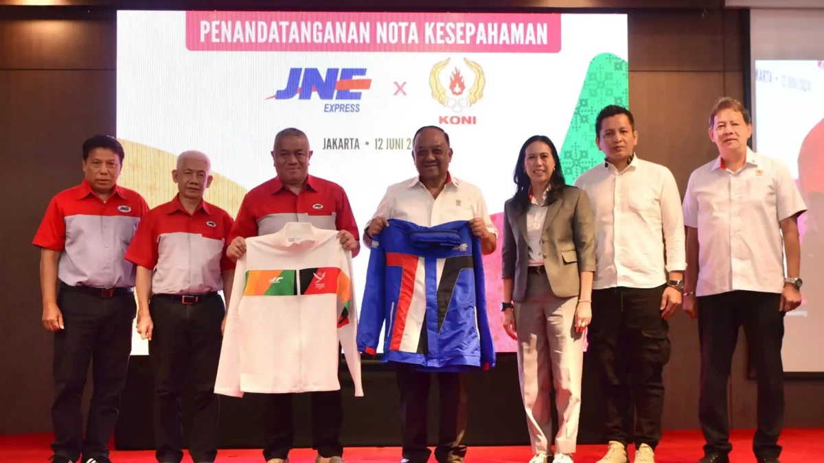 JNE dan KONI Menandatangani Nota Kesepahaman untuk Pengembangan Olahraga Nasional