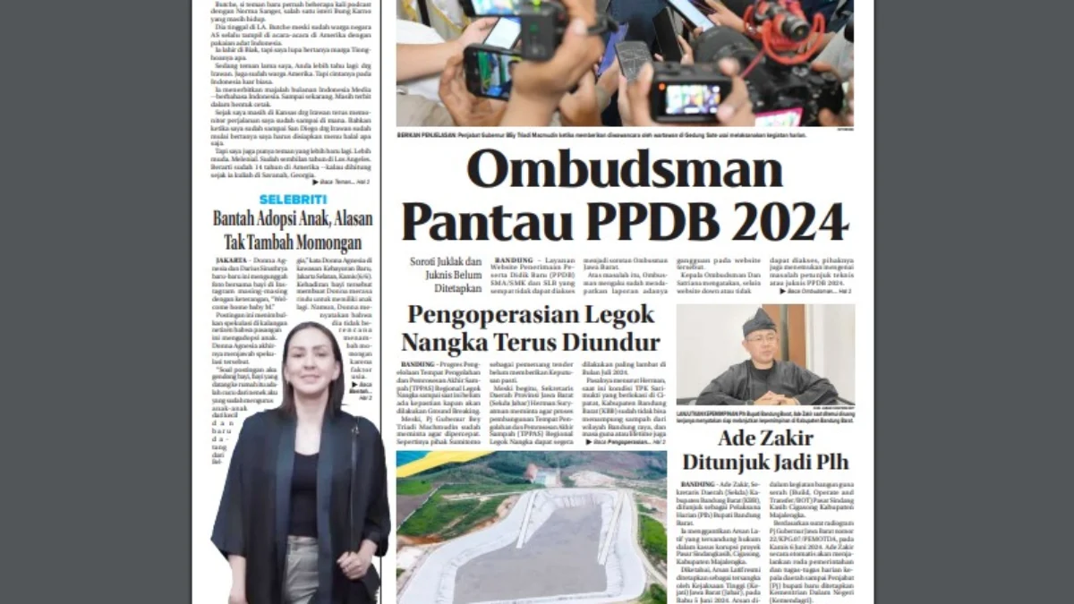Epaper Jabar Ekspres 8 Juni 2024