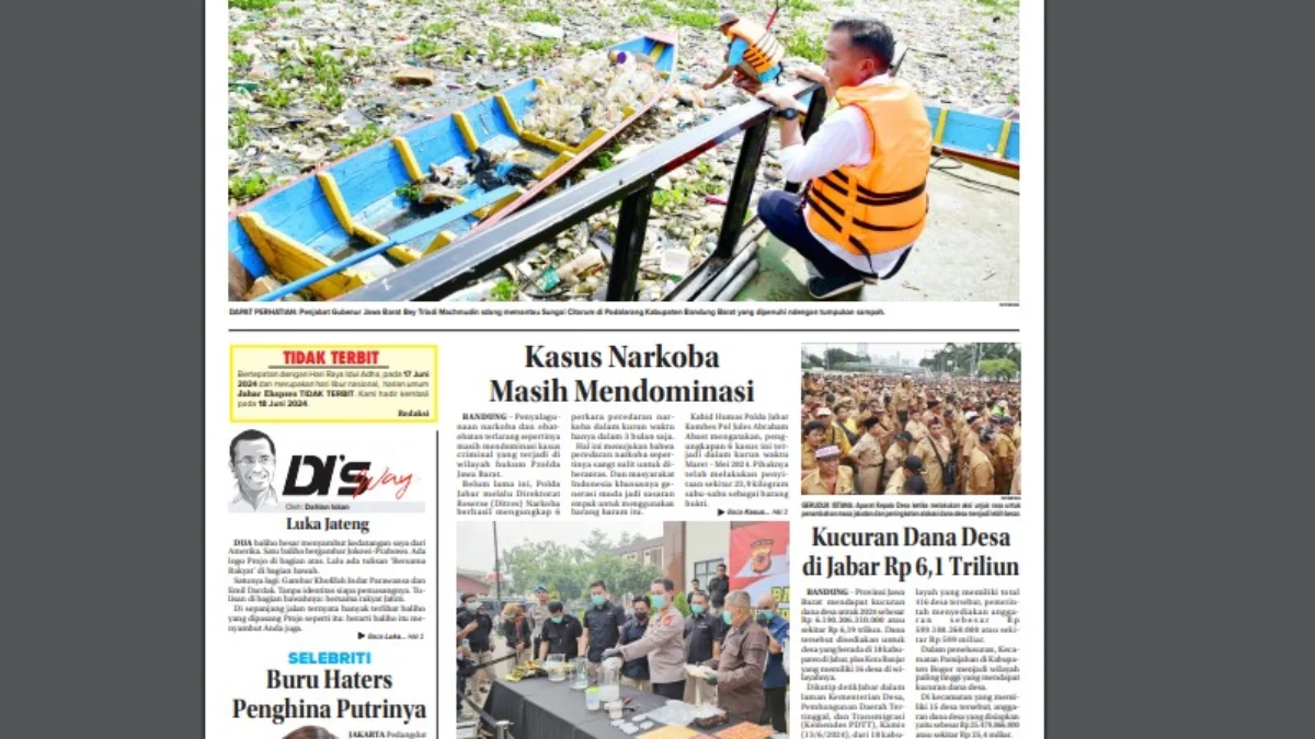 Epaper Jabar Ekspres 15 Juni 2024