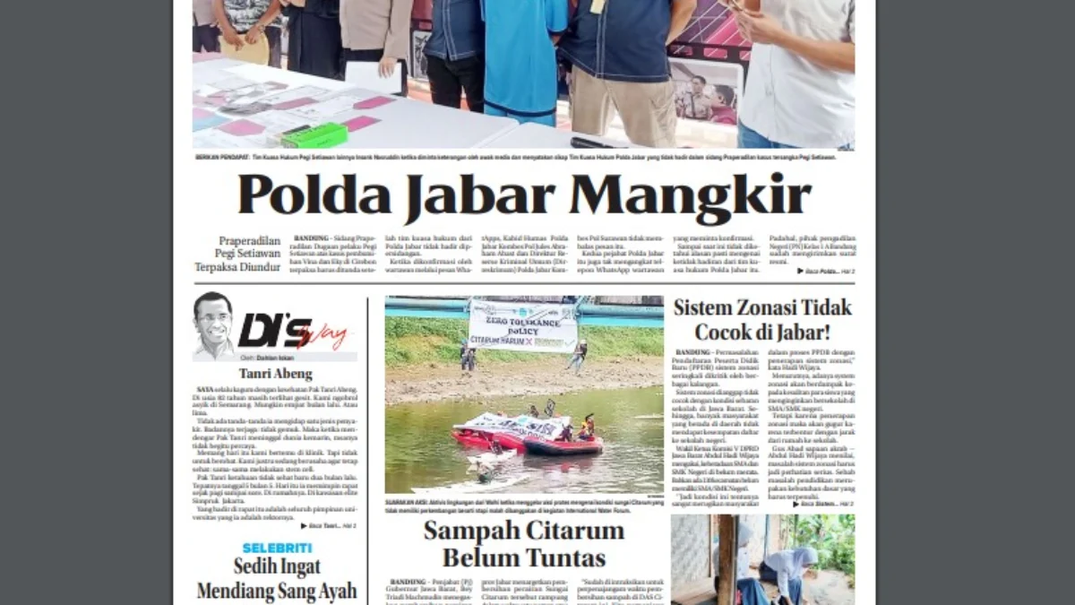 Epaper Jabar Ekspres 25 Juni 2024