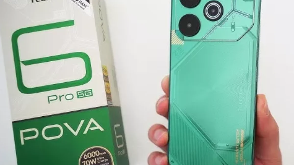 Tecno Pova 6 HP Gaming Terbaru untuk Para Gamer Harga Rp2 Jutaan 