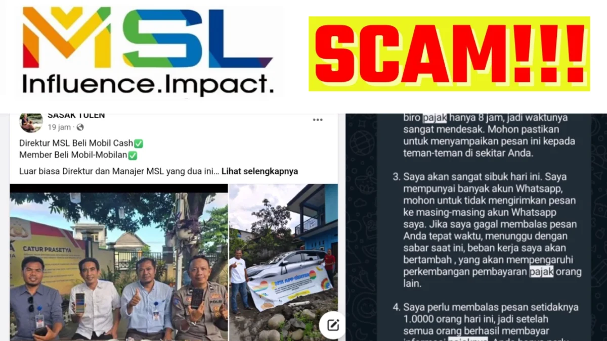 Detik-detik Modus Terbukti MSL Penipuan dari KYC, Janji BPJS hingga Taktik Licik Leader Terungkap