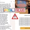 Seluruh Karyawan MSL Diminta Deposit untuk Aktivasi Akun, Leader Siap Bertanggung Jawab Bila Terjadi Scam