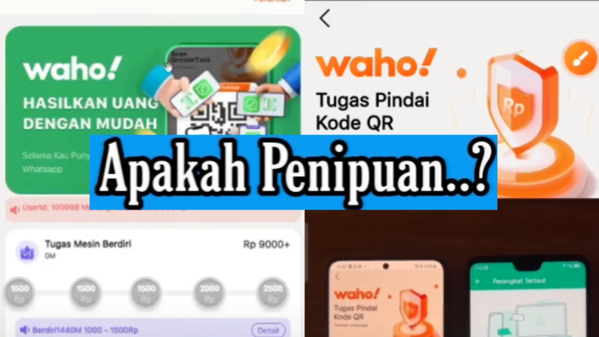Aplikasi WAHO Penghasil Uang Terbukti Membayar? Cek Faktanya