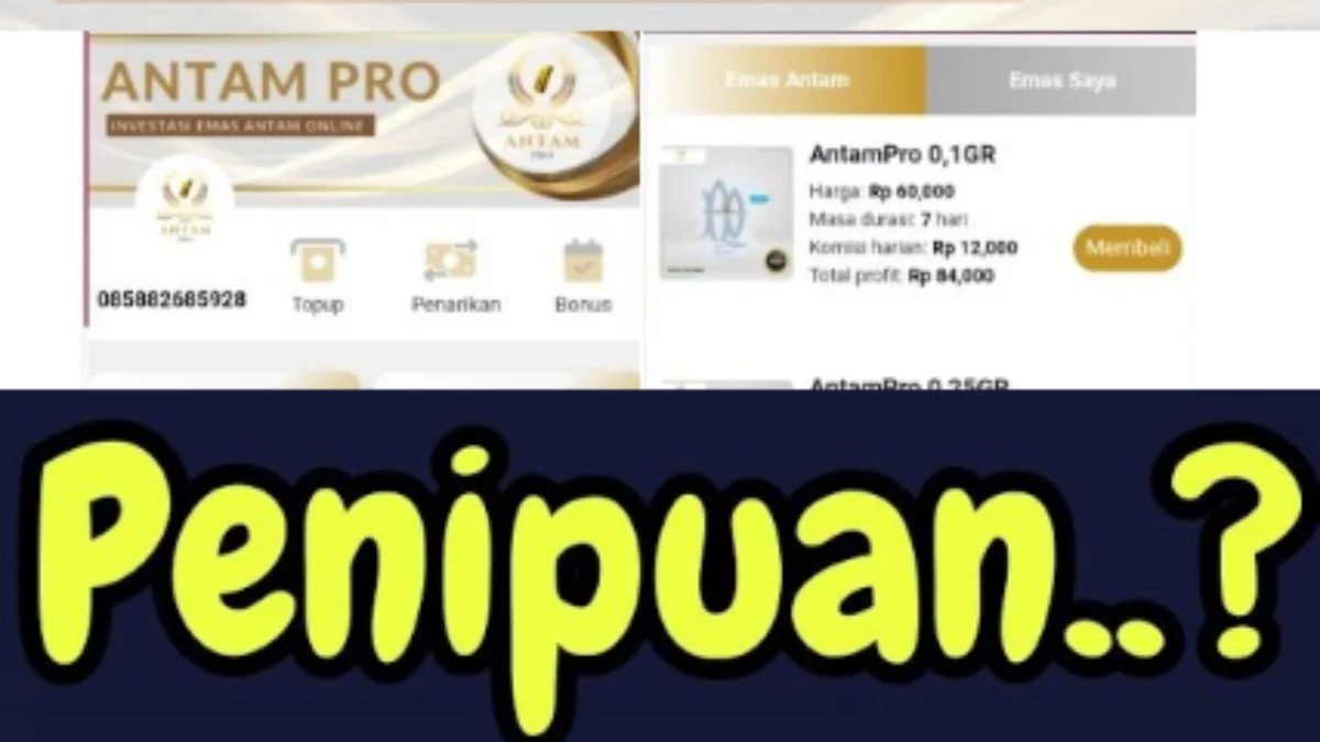 Apakah Aplikasi Antam Pro itu Terbukti Membayar atau Penipuan?