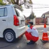 Doc. Uji Emisi Kendaraan Hari Pertama di Jalan Gedung Empat, Kota Cimahi oleh Dinas Lingkungan Hidup Kota Cimahi (Mong)