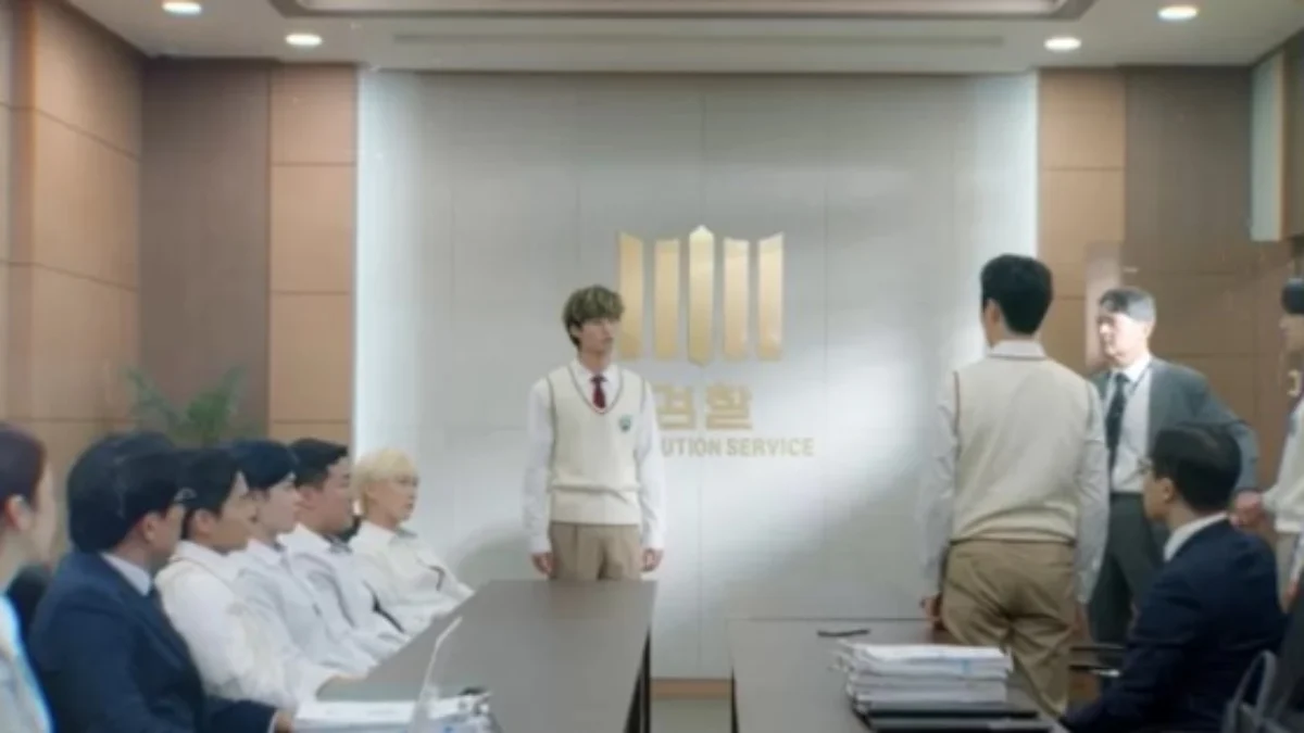 Potongan adegan dalam drama High School Return Of Gangster Episode 7
