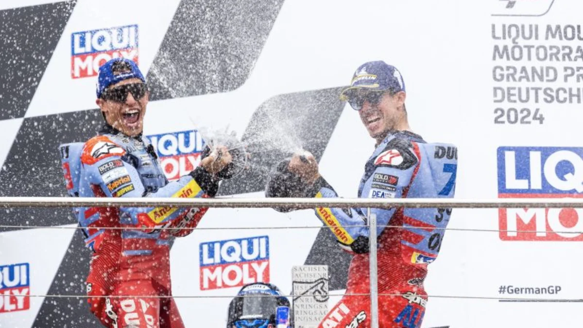 Satu Podium Bareng Sang Adik di GP German, Marquez Ungkap Tak Akan Pernah Lupakan Momen Ini