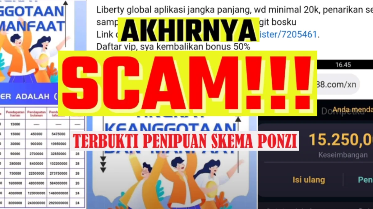 Sudah Terbukti! Aplikasi Liberty Global itu Penipuan Sudah Terbukti! Aplikasi Liberty Global itu Penipuan