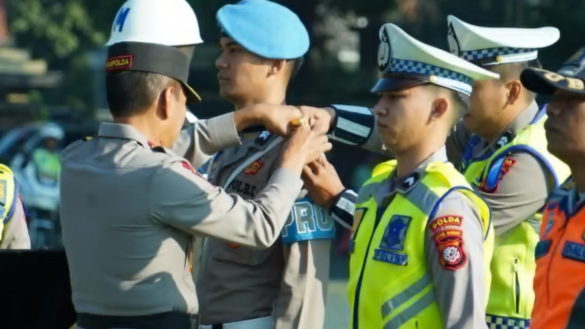 Apel persiapan Operasi Zebra Lodaya 2024 yang digelar Polda Jabar. (Tribratanews.jabar)