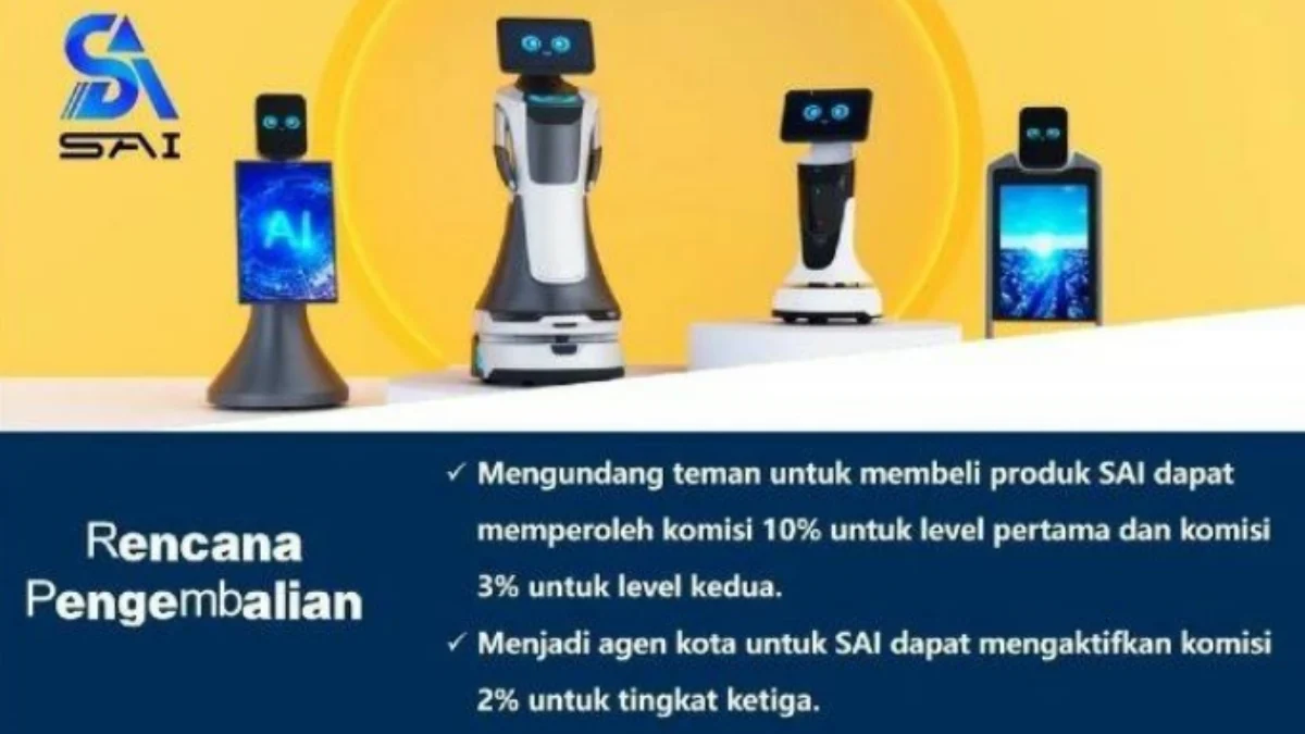 Potensi bisnis jual beli robot Aplikasi SAI.