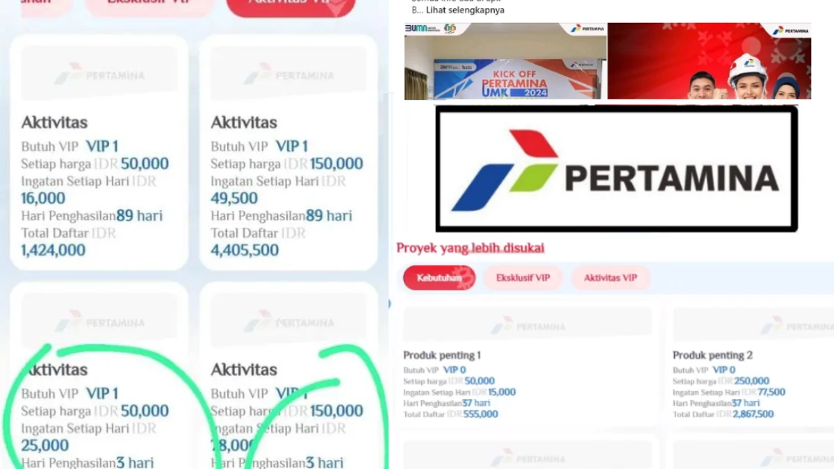 Terbongkar Cara Kerja Aplikasi Investasi Pertamina Penipuan