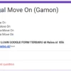 Link Tes Gagal Move On (Gamon) Via Docs Google Form DISINI Gratis