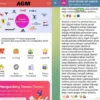 Pengumuman Aplikasi penghasil uang AGM yang membekukan akun anggotanya.