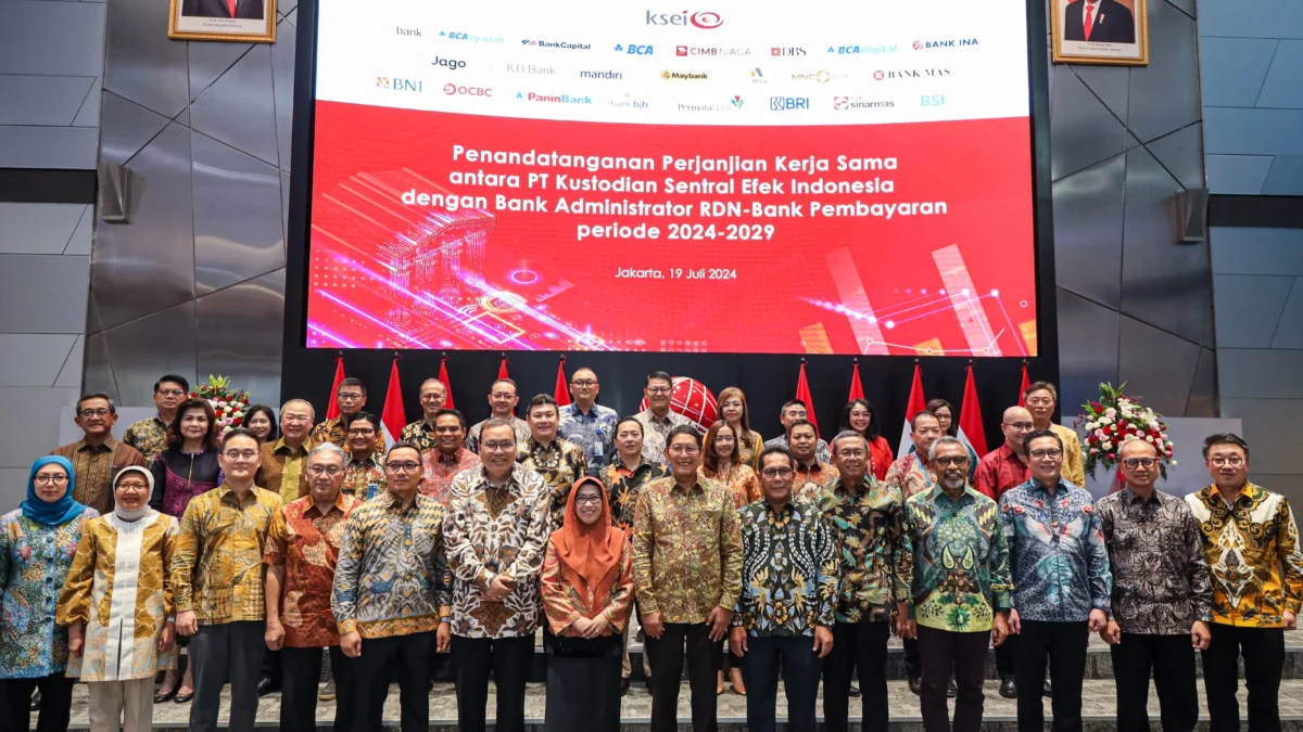 Moment penunjukan bank bjb Menjadi Bank Administrator RDN dan Bank Pembayaran Oleh KSEI.