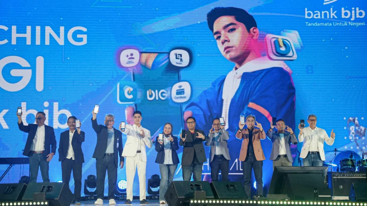 Peluncuran kembali aplikasi DIGI bank bjb di Pullman Bandung Grand Central, Jumat (19/7).