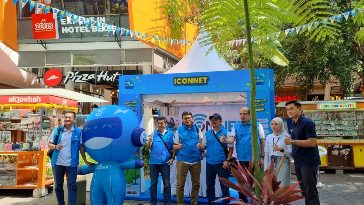 Tim PLN Icon plus Regional Jawa Barat saat berpartisipasi dalam Program Gelegar PLN Mobile 2024.