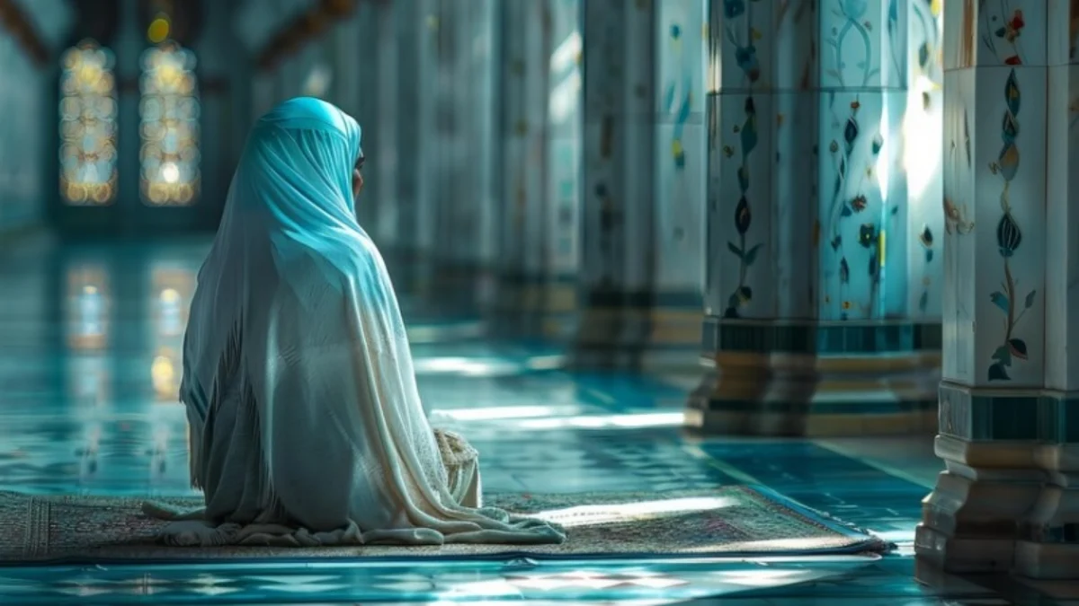 ILUSTRASi Doa muslim saat memohon rizki. (freepik)