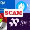 Empat logo aplikasi penghasil uang yang scam.