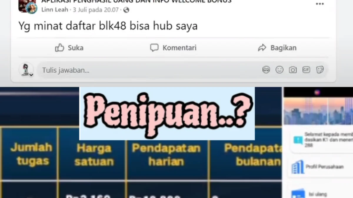 Apakah Aplikasi BLK 48 Aman untuk digunakan? Berikut Fakta-Fakta Aplikasi BLK Penipuan
