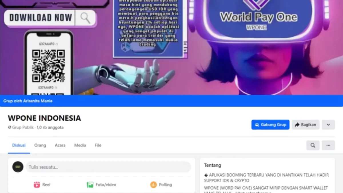 Terbongkar Kebohongan Aplikasi Wpone, Terbukti Scam Penipuan?