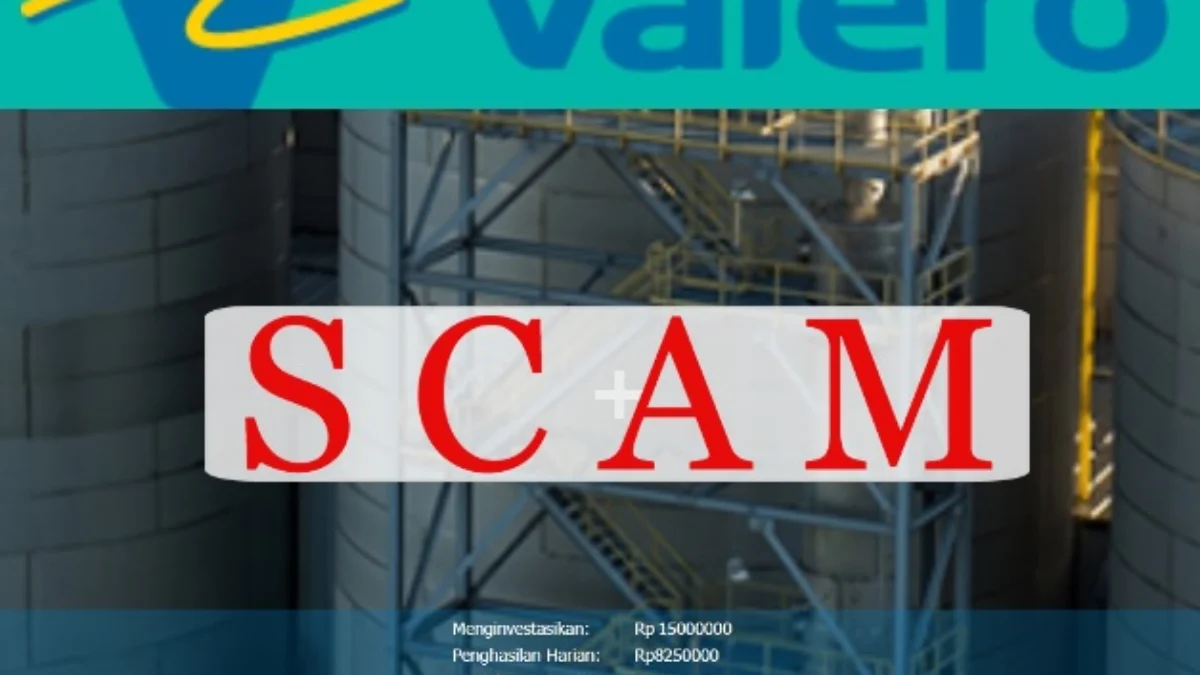 Aplikasi Valero yang diduga sudah mengalami scam sejak 8 Juli 2024 kemarin.