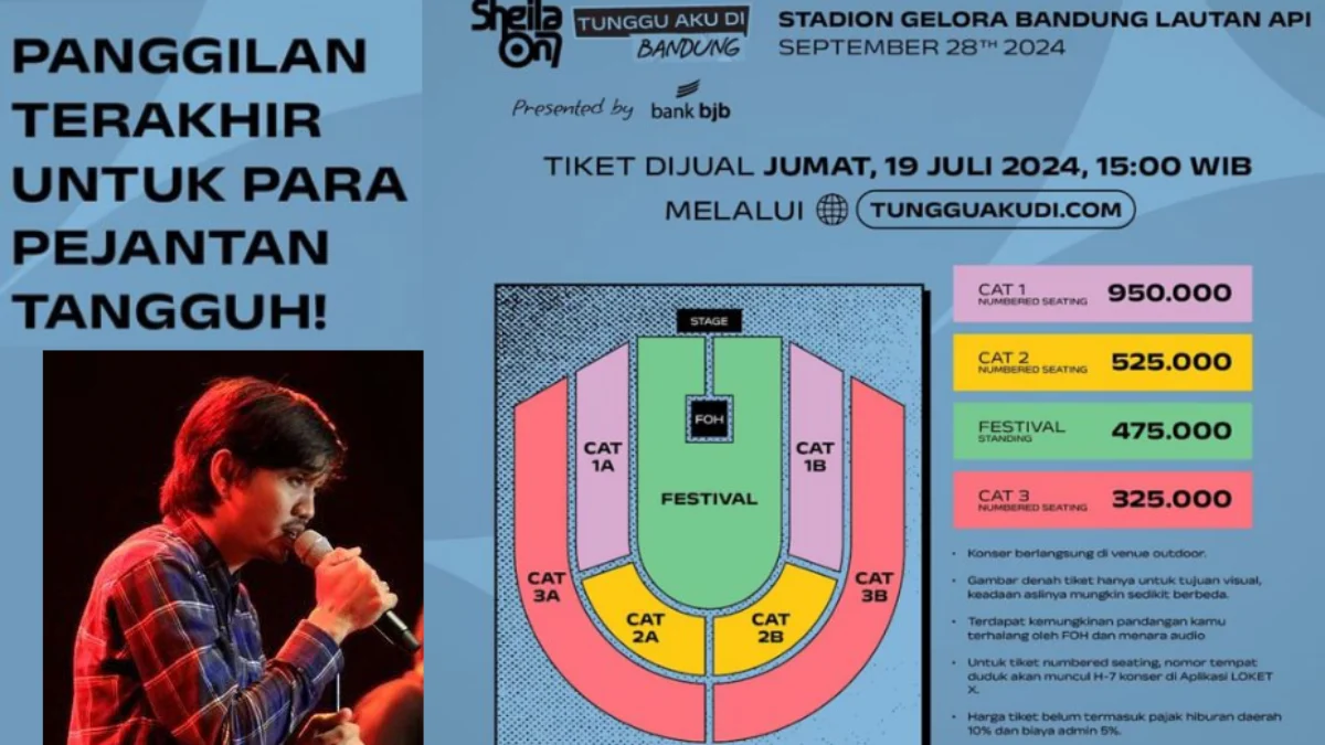 Kesempatan Terakhir! Tiket Konser Sheila on 7 “TUNGGU AKU DI” Dibuka Kembali untuk 5 Kota Besar