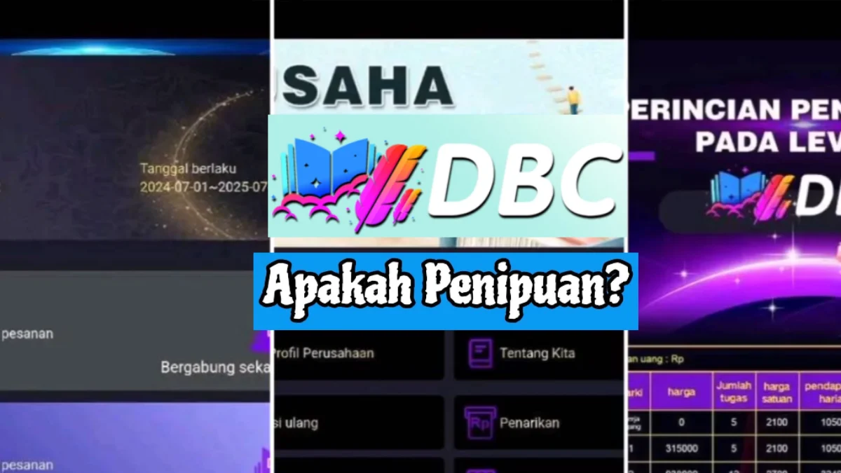 Fakta di Balik Aplikasi Penghasil Uang DBC, Apakah Aman atau Scam?