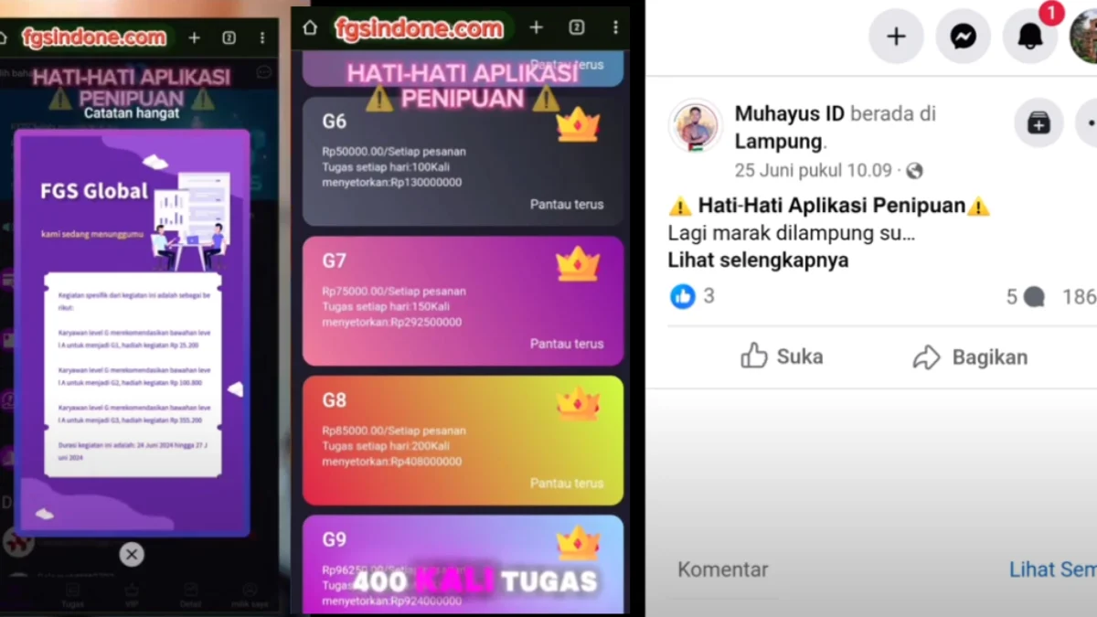Aplikasi FGS Global Penghasil Uan atau Scam Penipuan?