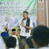 Pj Gubernur Jabar Bey Machmudin membuka Masa Pengenalan Lingkungan Sekolah (MPLS) Tahun Ajaran 2024/2025 di SMA Negeri 5, Kota Bekasi, Senin (15/7/2024).(Foto: Yogi Prayoga/Biro Adpim Jabar)