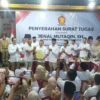 Kader Internal Partai Gerindra Kota Bogor, Kenal Mutaqin resmi mendapat Surat Tugas dari DPP Partai Gerindra. (Yudha Prananda / Jabar Ekspres)