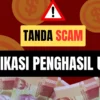 Ilustrasi Tanda Scam pada Aplikasi Penghasil Uang yang Marak Terjadi/ JabarEkspres.com