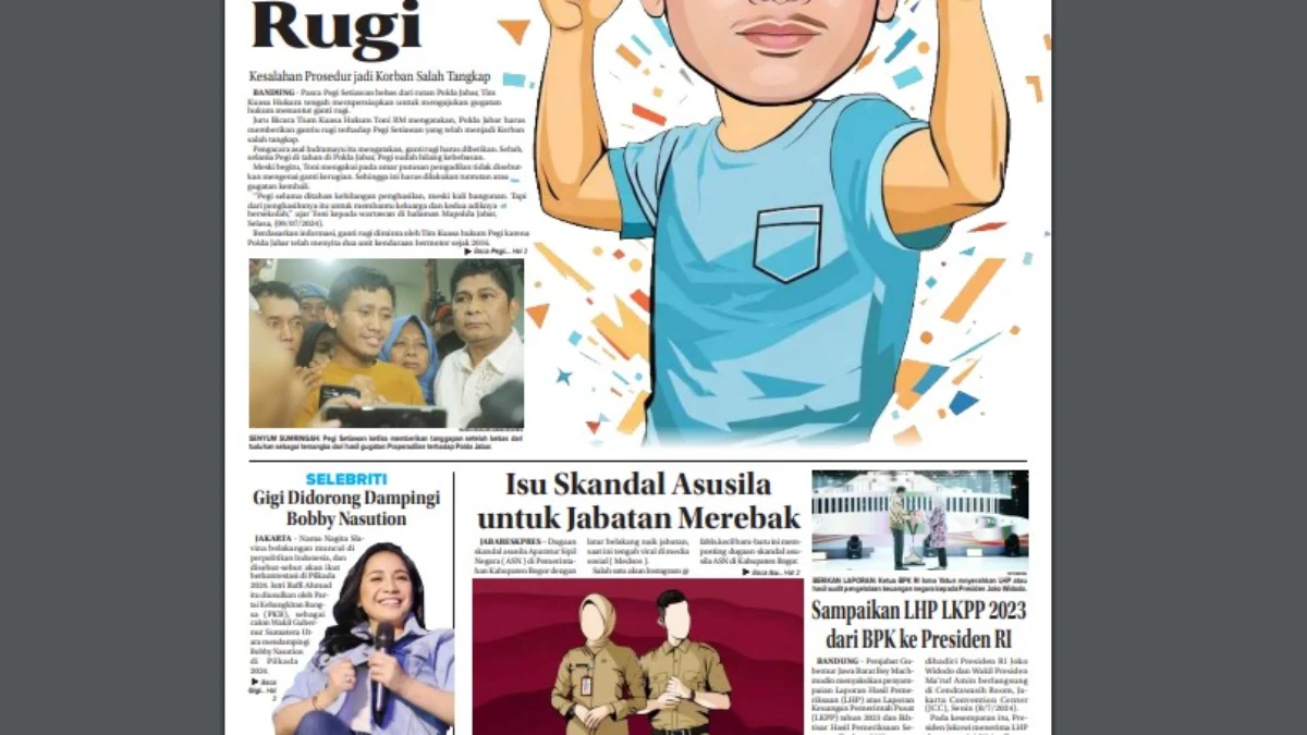 Epaper Jabar Ekspres 10 Juli 2024