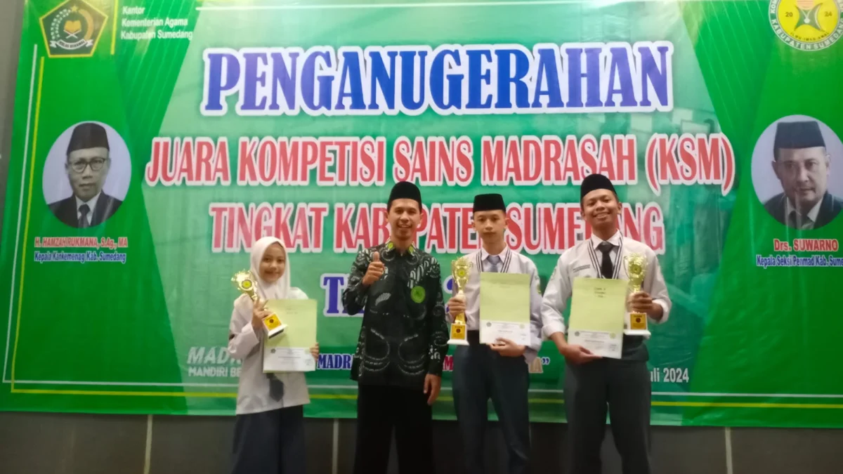 MA Plus Al Hikam Raih Tiga Medali di KSM 2024 Tingkat Kabupaten Sumedang