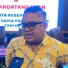 Hadir di Deklarasi Poros 'Alus Pisan', Begini Penjelasan DPW Nasdem Jabar Rizal Efendi Arismunandar, perwakilan DPW Nasdem Jabar, saat menghadiri deklarasi poros 'Alus Pisan'. Foto Agi Jabar Ekspres