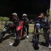 Komunitas CRF Meriahkan Night Ride Supermoto Bogor Raya